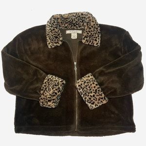 cheetah print jacket